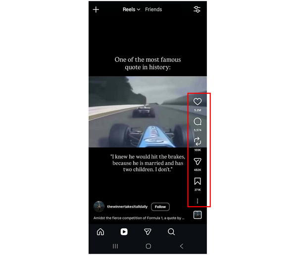 Instagram Reels Interface Overlay