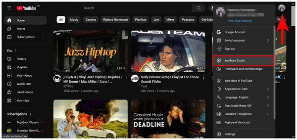 Youtube Editor Select Studio