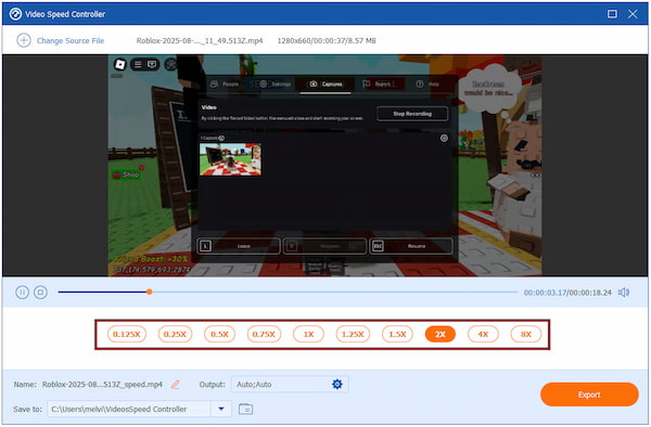 Adjust Video Speed