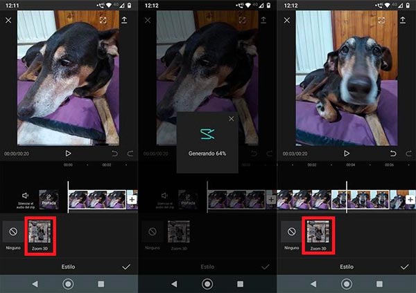 Guardar efecto 3D en TikTok