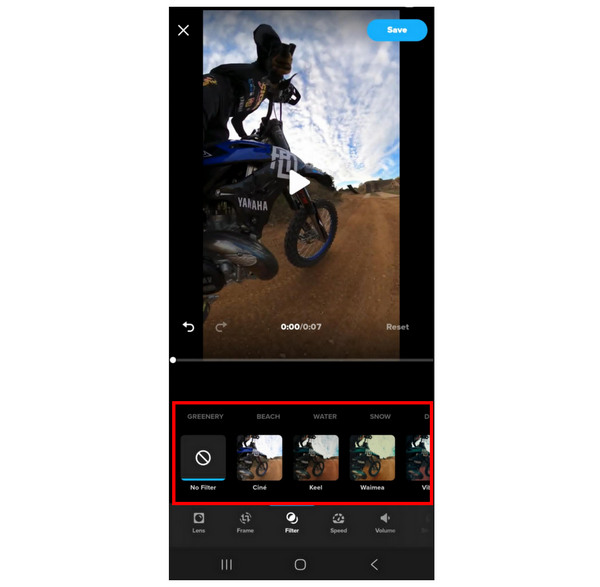 Gopro Quik Filter Style