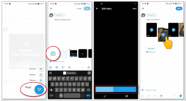 Twitter Basic Editing Tools