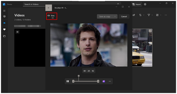 Microsoft Photos App Interface