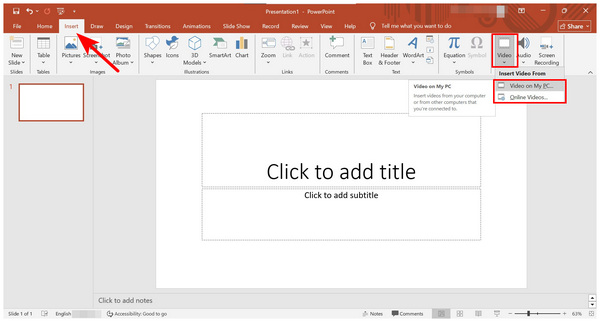 Powerpoint Insert Video