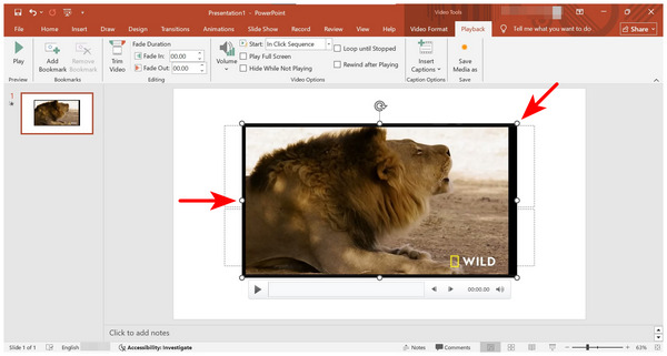 Powerpoint Resize Position