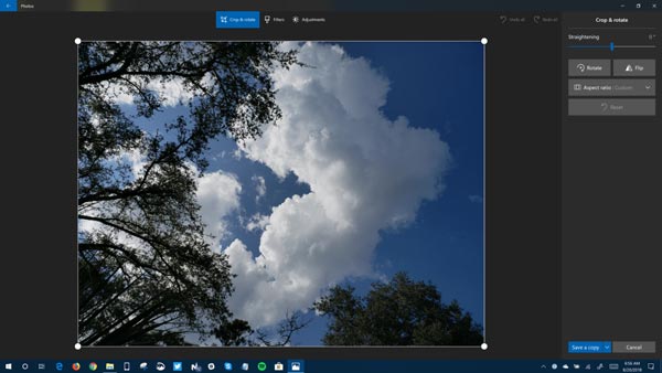 Upravujte videa ve Windows 10 Photos