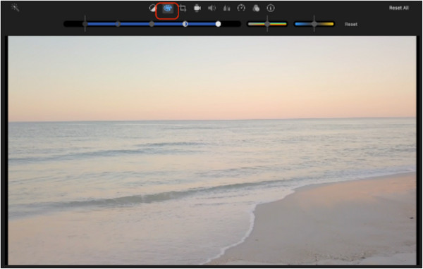 Atualização de cores do iMovie