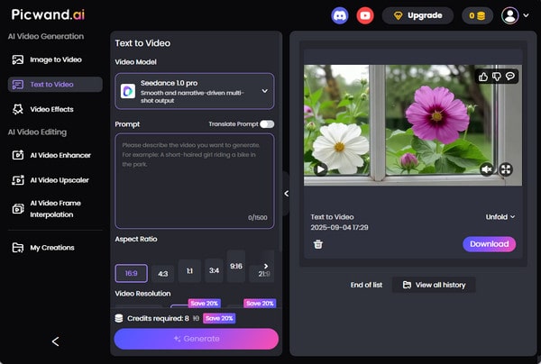 Picwand Ai Text To Video Maker