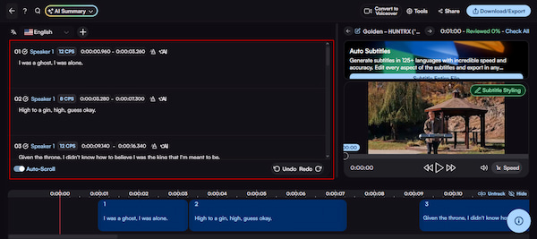 Automatic Subtitle Generation