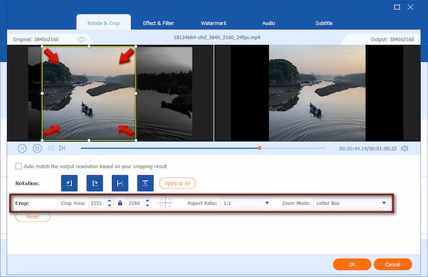Select Crop Method