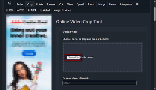 Upload Video In EZGIF