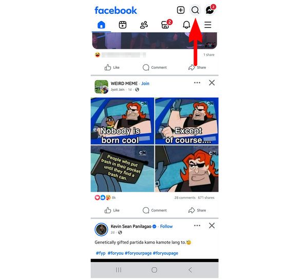 Facebook Search Result AD