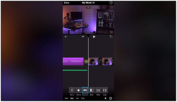 iMovie Készítsen Fancam Plus-t