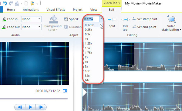 A Windows Movie Maker