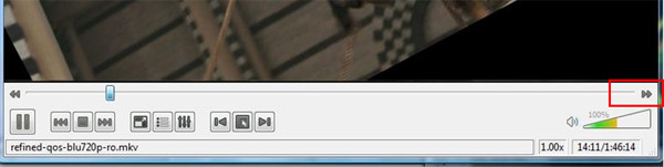 Gyors előretekerés Flash Videók VLC