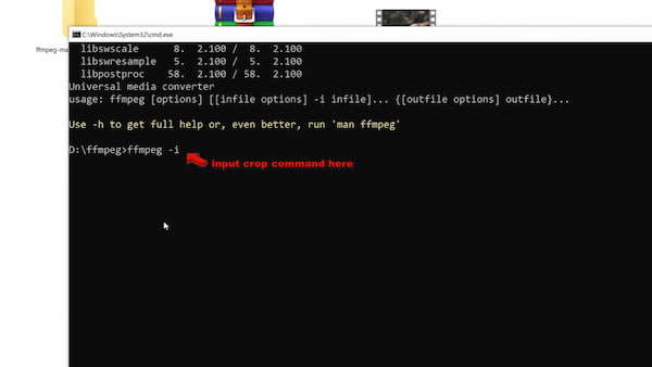 Execute Manual Crop Command