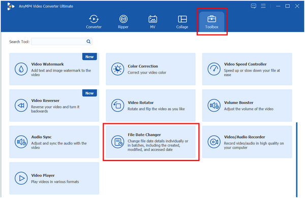 AnyMP4 Video Converter último cambiador de fecha