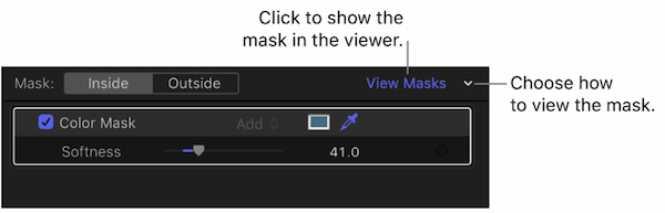 Add Shape Mask In Fcp
