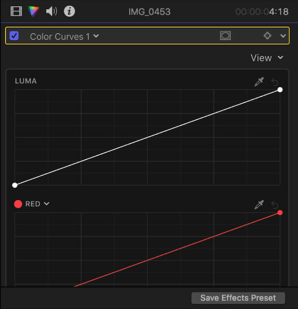 Fcp Color Curves