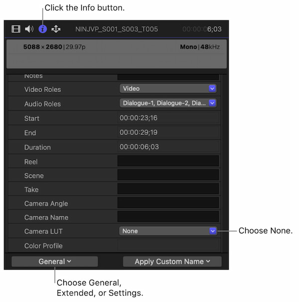 Fcp Find Info Inspector