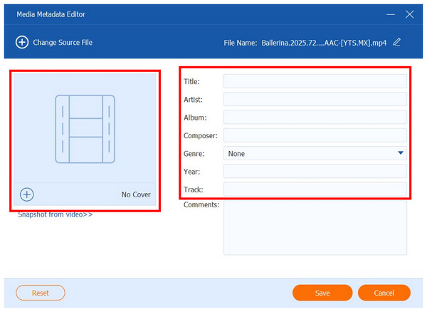 Anymp4 Video Converter Ultimate Metadata Examples