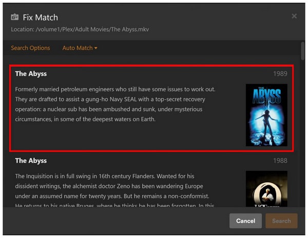 Plex Metadata Source