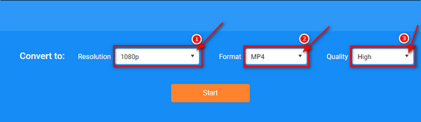 FlexClip Resolution Quality