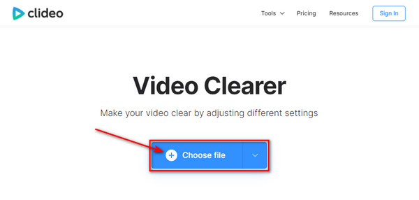 Clideo Choose File