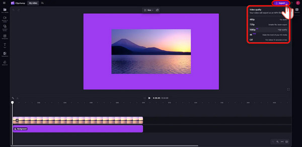 Flip Preview Export MP4 Video