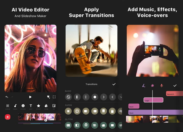 Free Slideshow Maker Inshot Interface