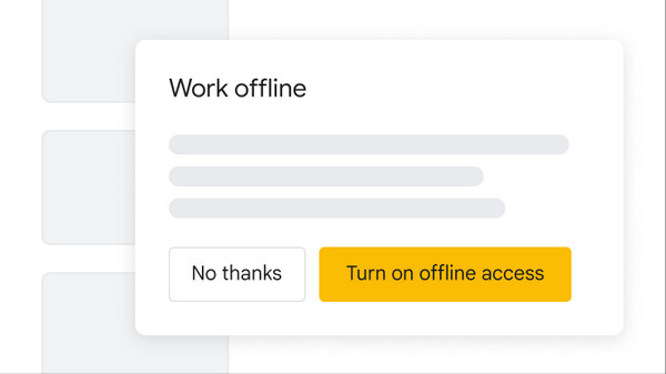 Google Slides Offline Access