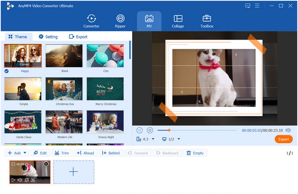 AnyMP4 Video Converter Editor MV final