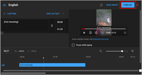 YouTube Publish