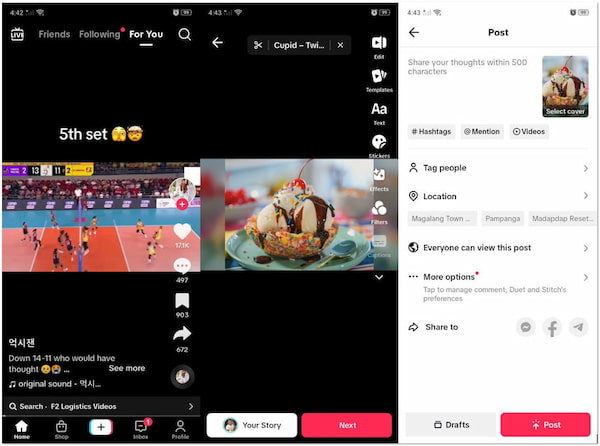 TikTok'ta Özet Videosu Oluşturun