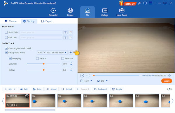 Add Background Music
