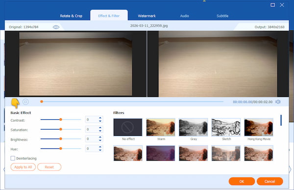 Apply Effects And Color Correction
