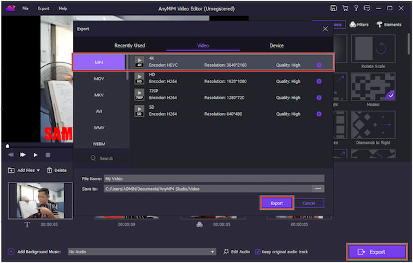 Export Educational Video