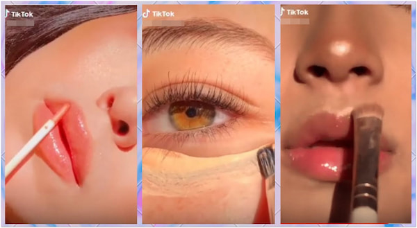 Maquiagem de vídeo viral do TikTok