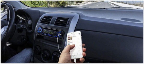 Play Music from Phone to Car with USB