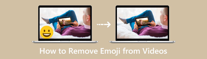 Hur man tar bort emoji från videor