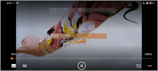 VLC Media Player Android Display