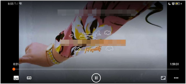 VLC Media Player Android-skärm