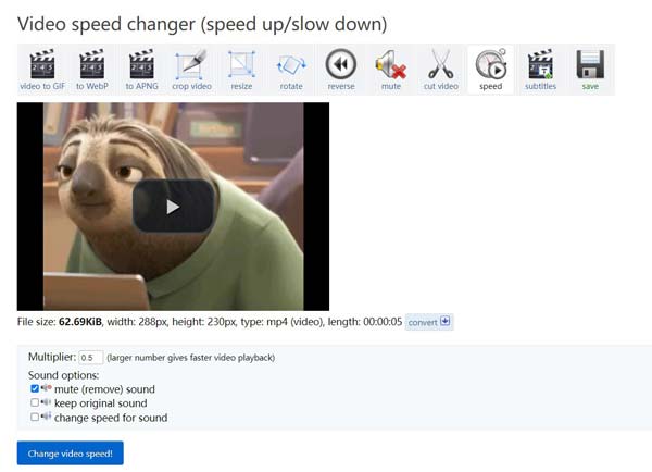 Change Speed