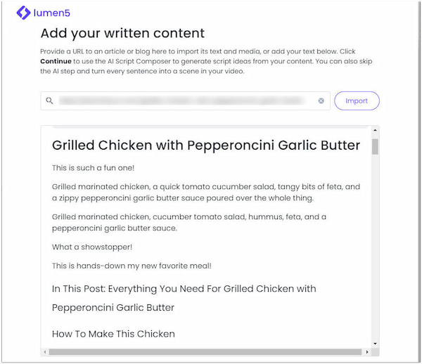 Enter Text Content