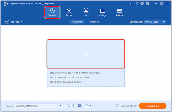 Load Video Files in Converter