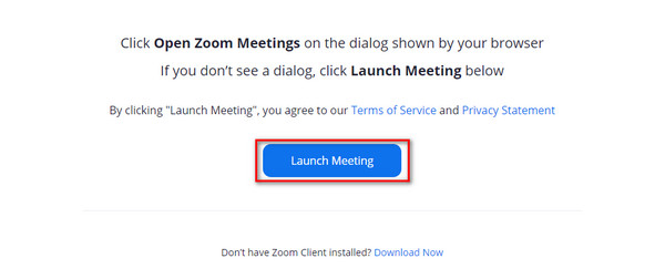 Zoom Launch Meeting