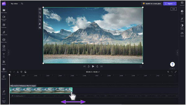 ClipChamp Video Editor Trim