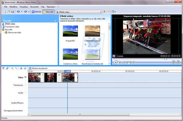 A Windows MOvie Maker egyesíti a WMV-t