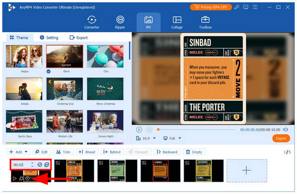 Anymp4 Video Converter Ultimate Duration