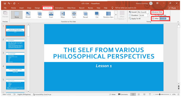 Core Step Transitions
